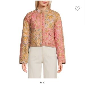 7 for all mankind Print Quilted Jacket